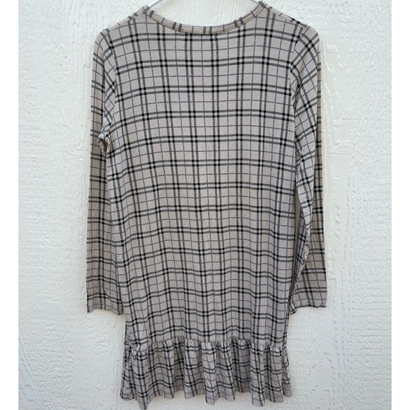 NWOT Daisy street plaid mini dress long sleeve size 4 - Picture 4 of 8